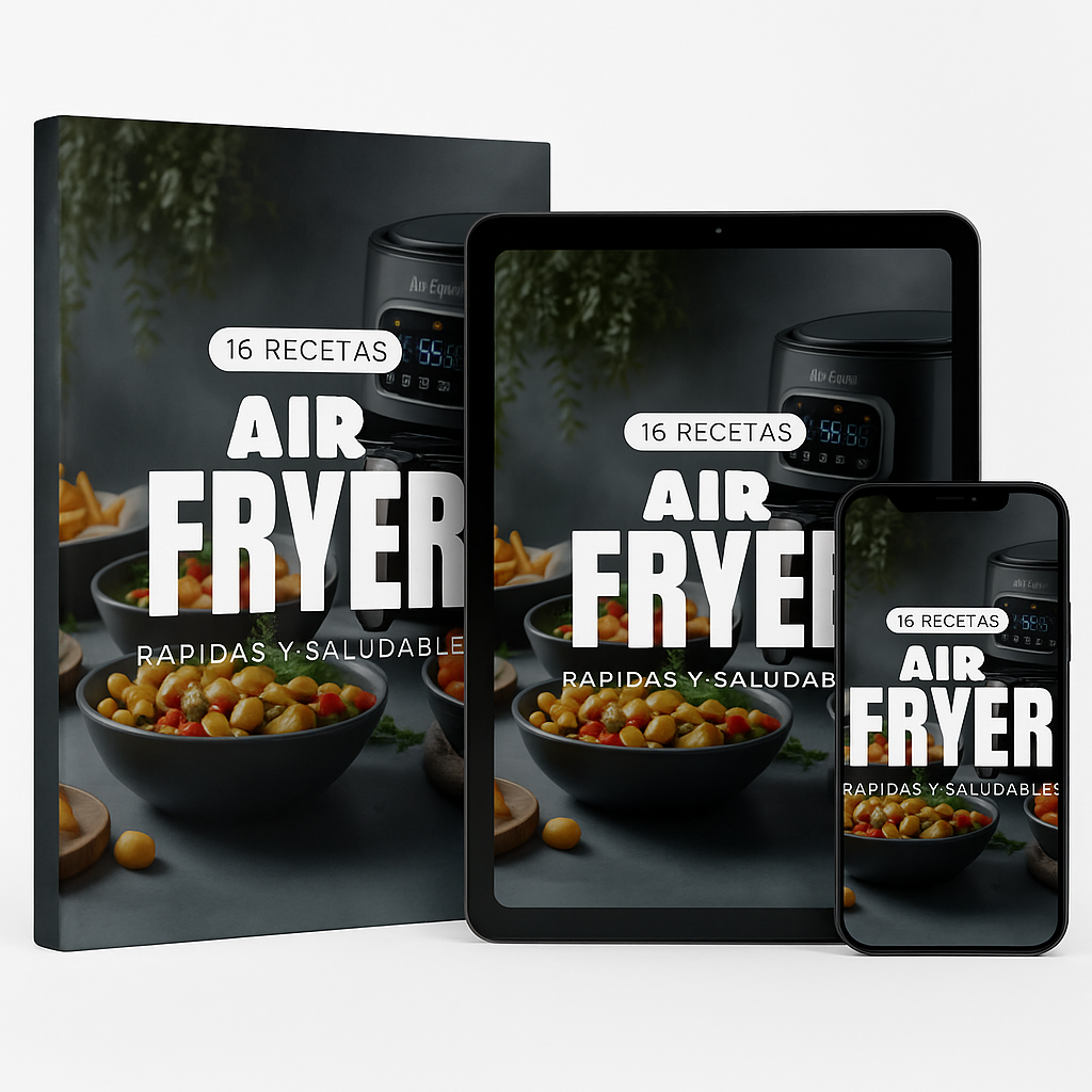 Air Fryer Fácil – 16 recetas rápidas y deliciosas