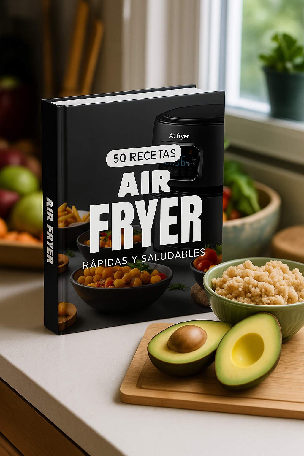 Air Fryer Fácil – 50 recetas rápidas y saludables