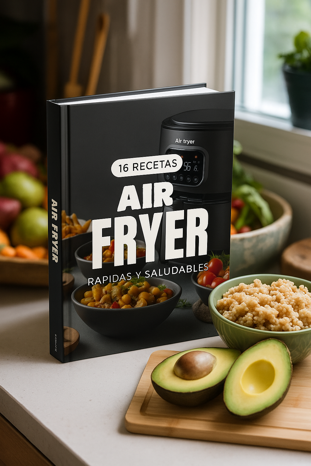 Air Fryer Fácil – 16 recetas rápidas y deliciosas